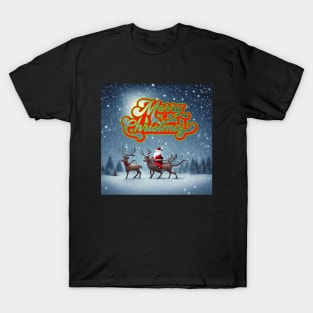 Merry Christmas Design T-Shirt